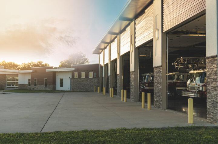 Willard Fire State Side View With Bays Open